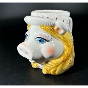 Tastesetter by Sigma Ceramic Miss Piggy Mug Muppets Jim Henson Vintage